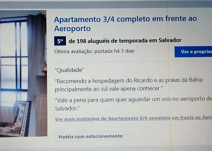Apartamento 3/4 Completo Em Frente Ao Aeroporto